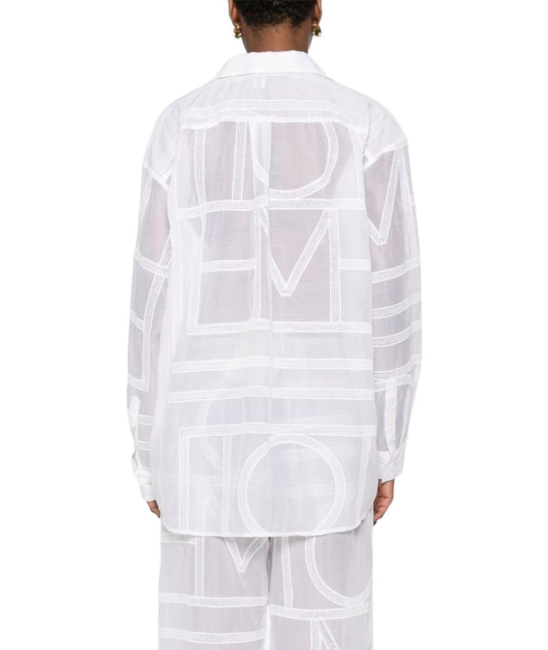 TOTEME Белая хлопковая рубашка, фото 3