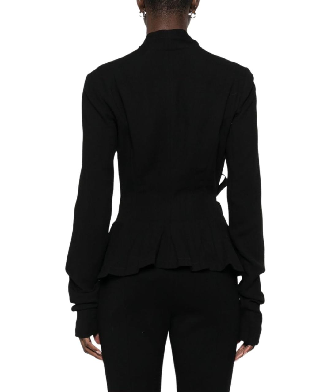 RICK OWENS Черный шерстяной жакет/пиджак, фото 3