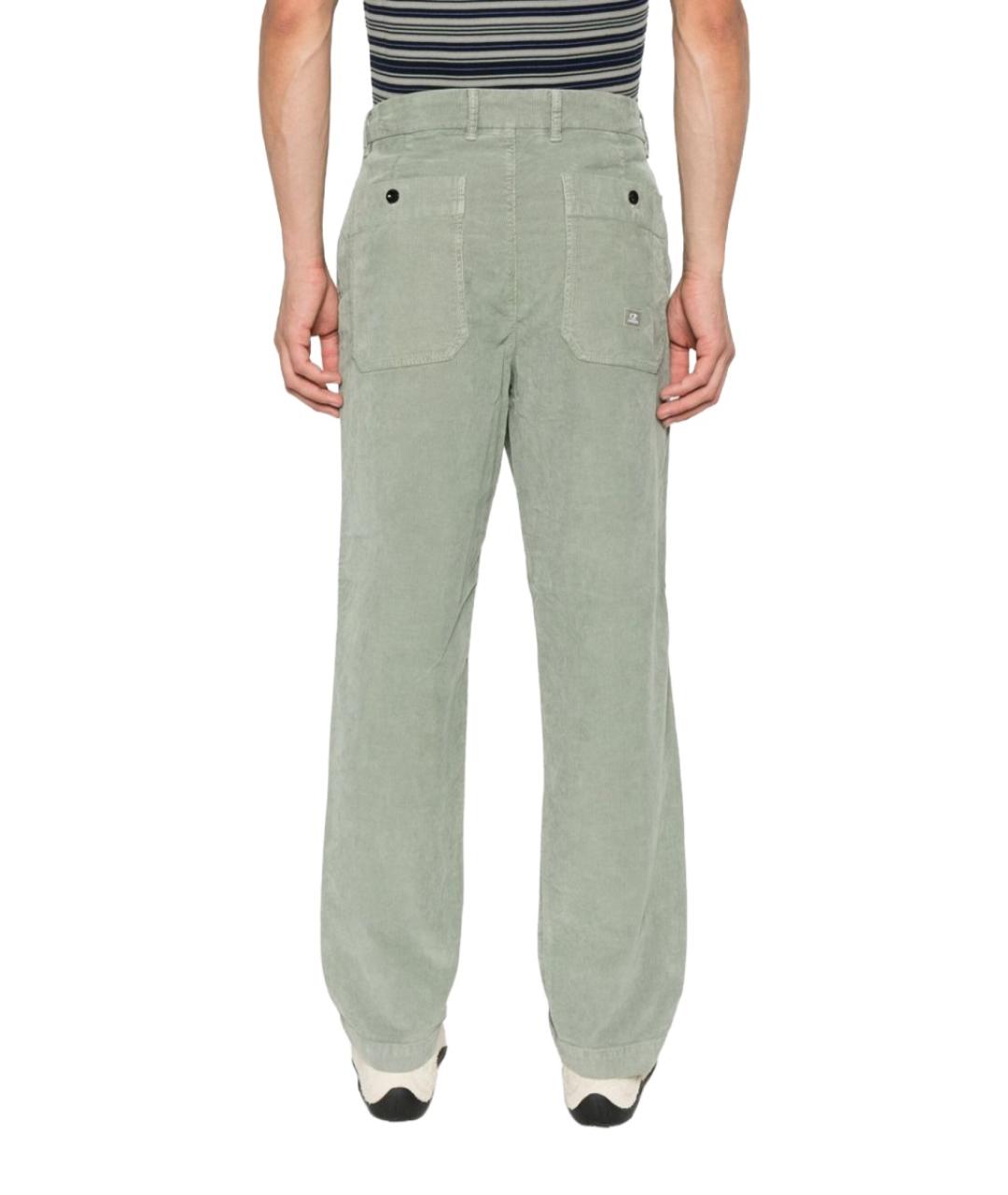 CP COMPANY Зеленые хлопковые повседневные брюки, фото 3