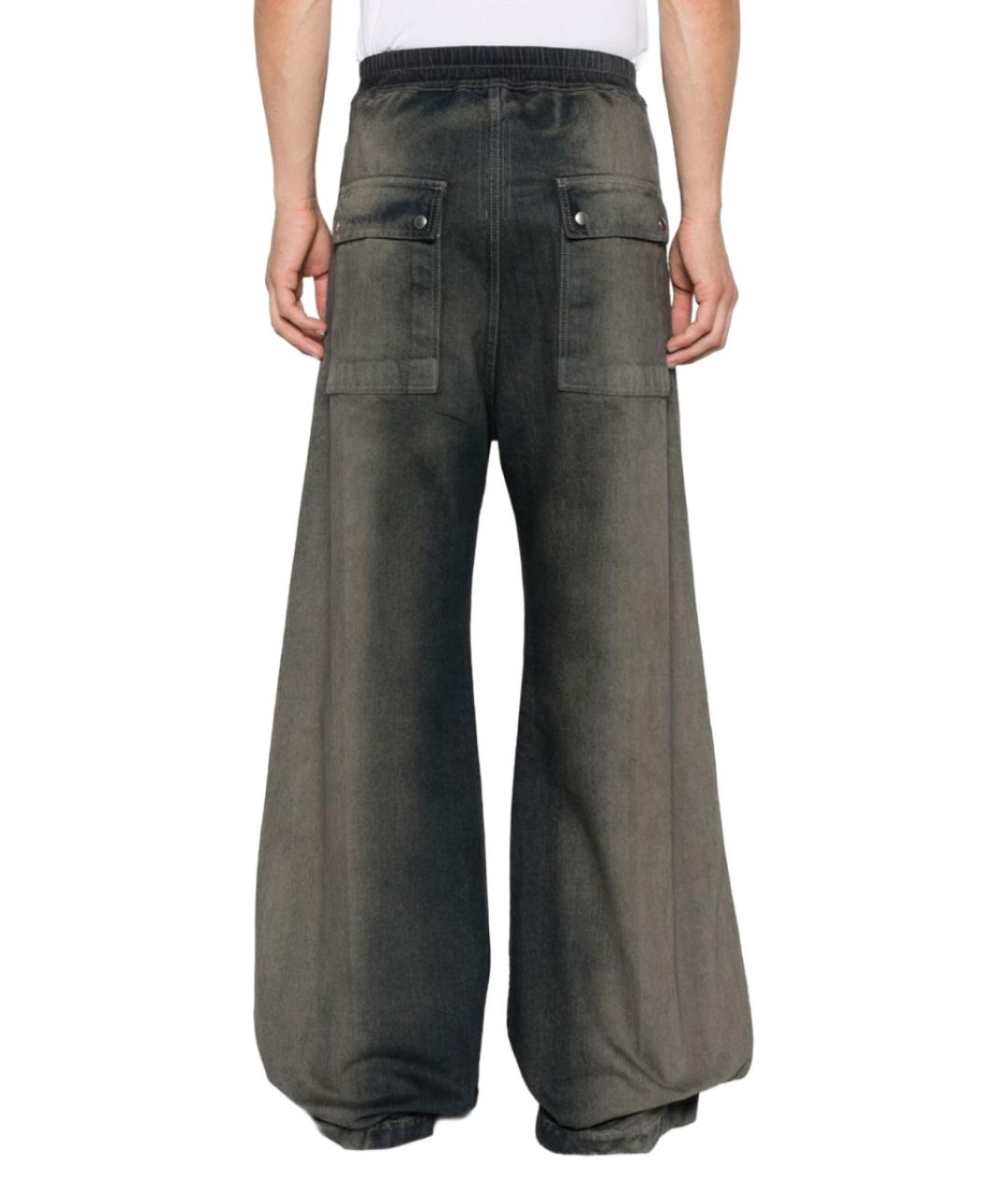 RICK OWENS Синие хлопковые джинсы, фото 3