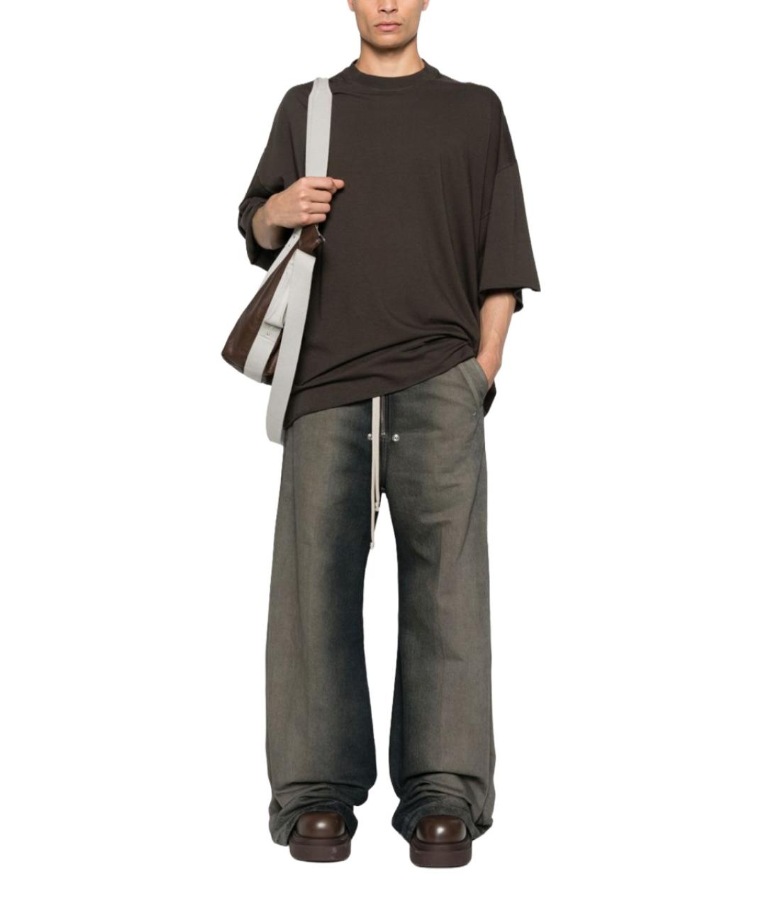 RICK OWENS Синие хлопковые джинсы, фото 2