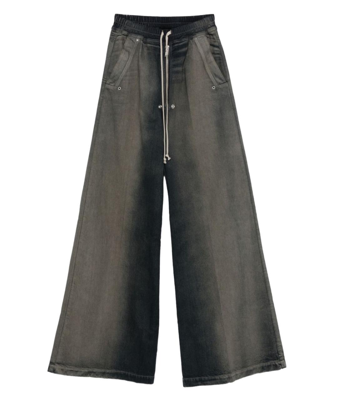 RICK OWENS Синие хлопковые джинсы, фото 1