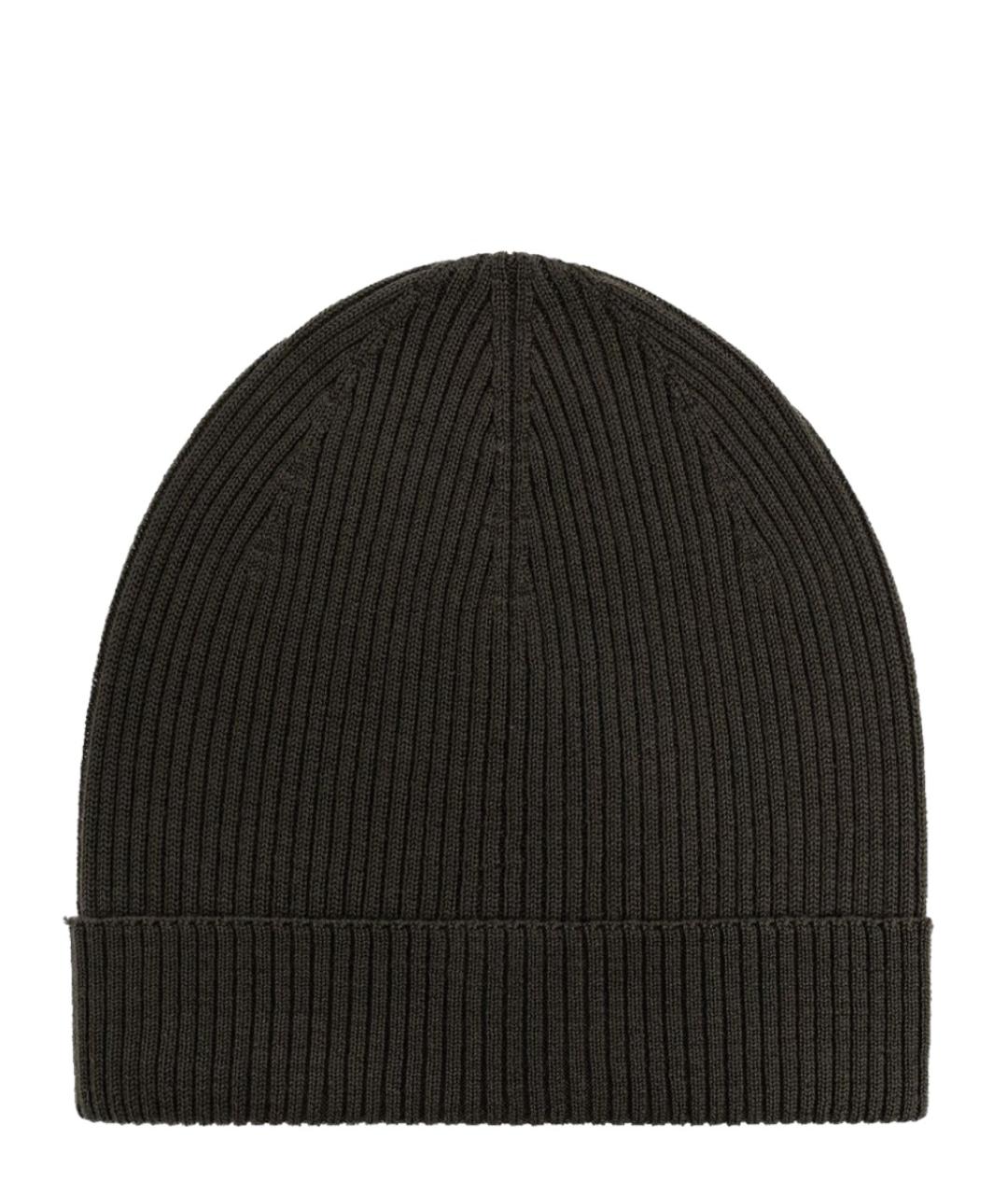RICK OWENS Зеленая шерстяная шапка, фото 2