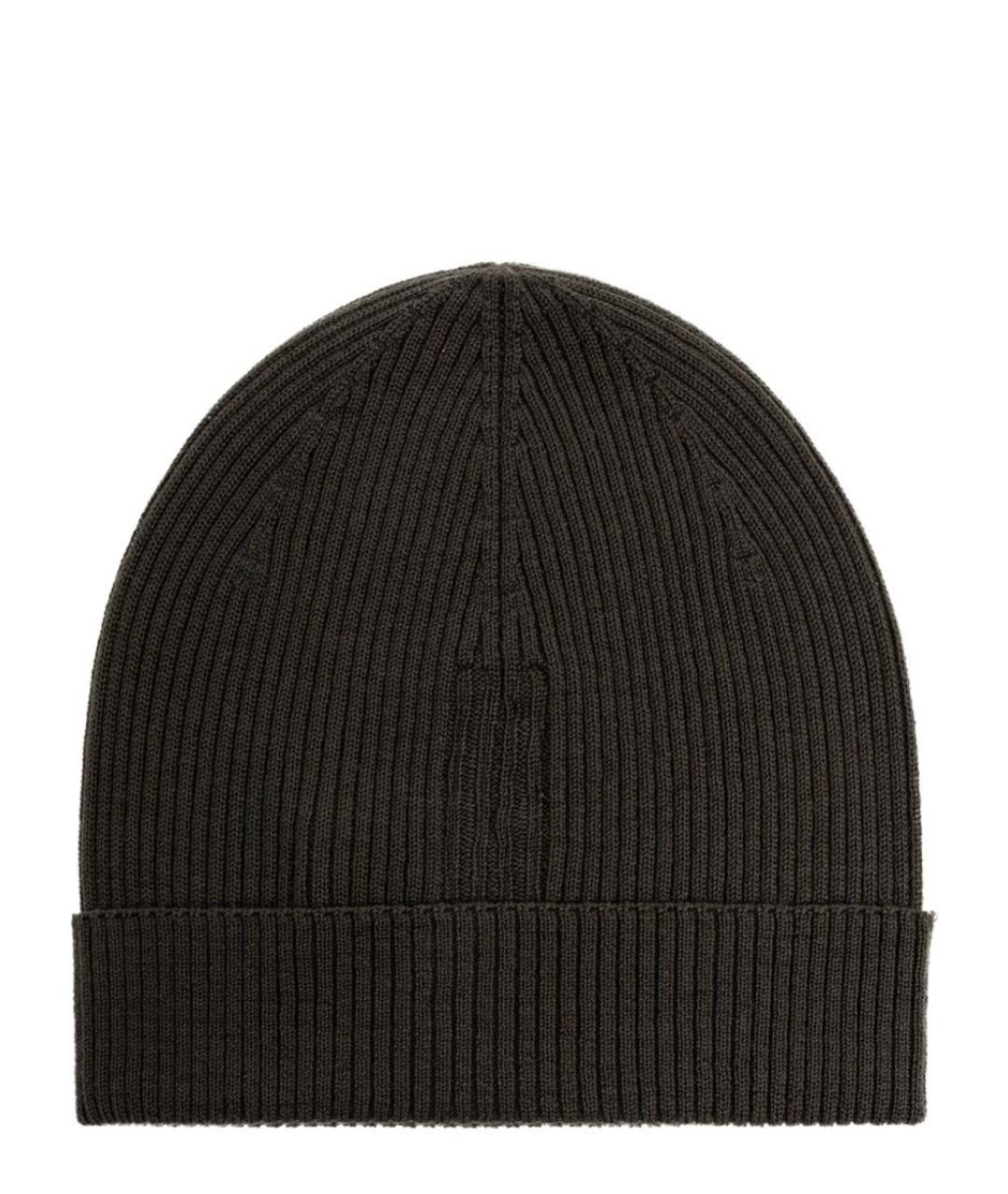 RICK OWENS Зеленая шерстяная шапка, фото 1