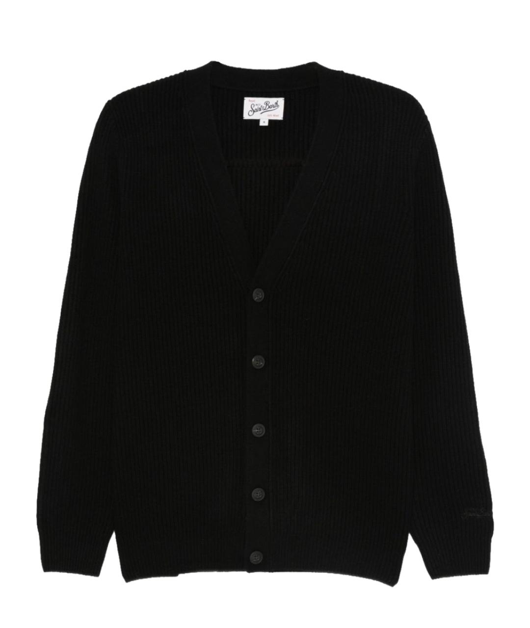 MC2 SAINT BARTH Черный шерстяной джемпер / свитер, фото 1