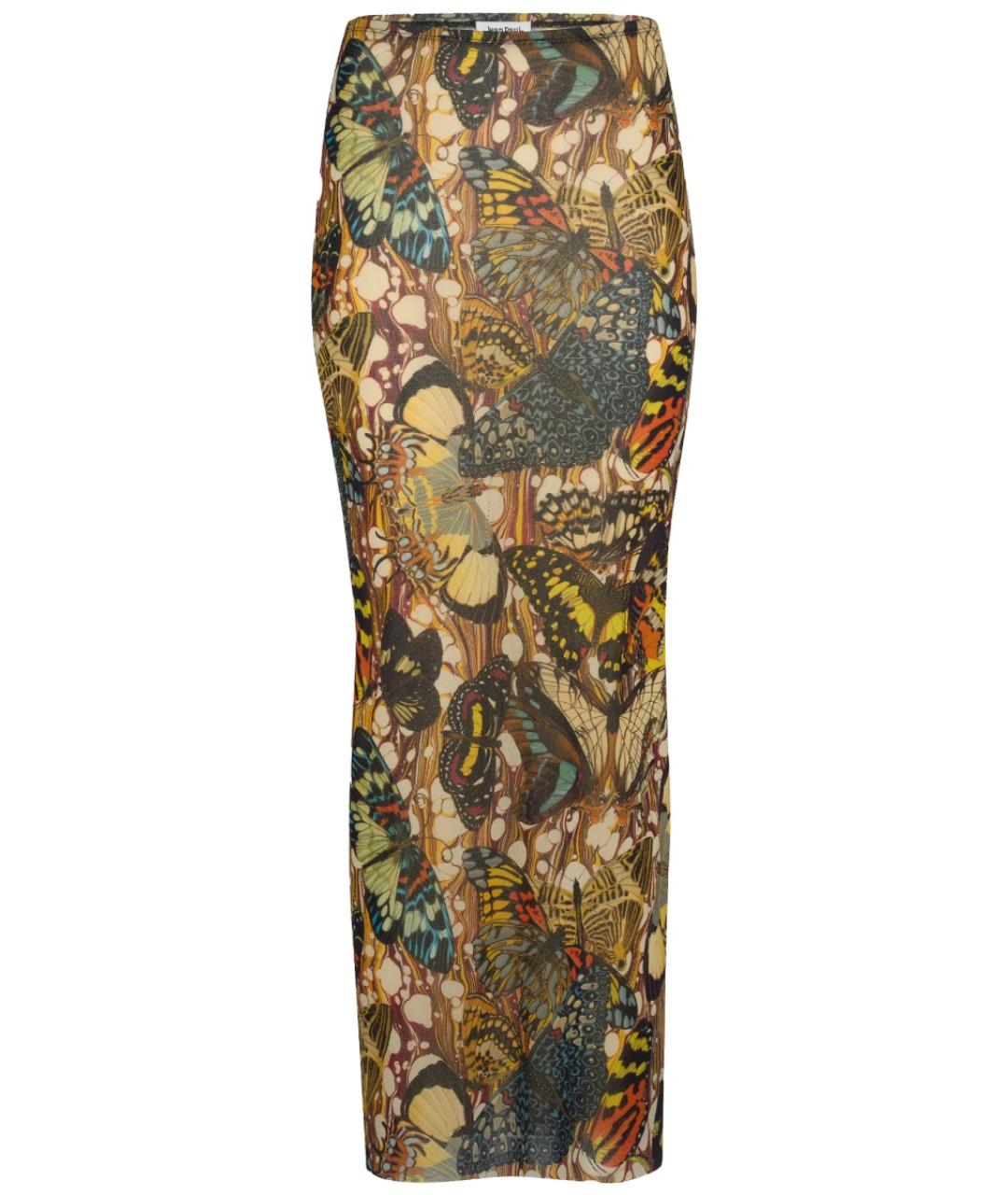 JEAN PAUL GAULTIER Мульти полиамидовая юбка макси, фото 1