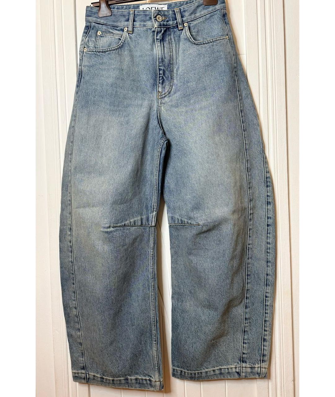 LOEWE Синие джинсы клеш, фото 5