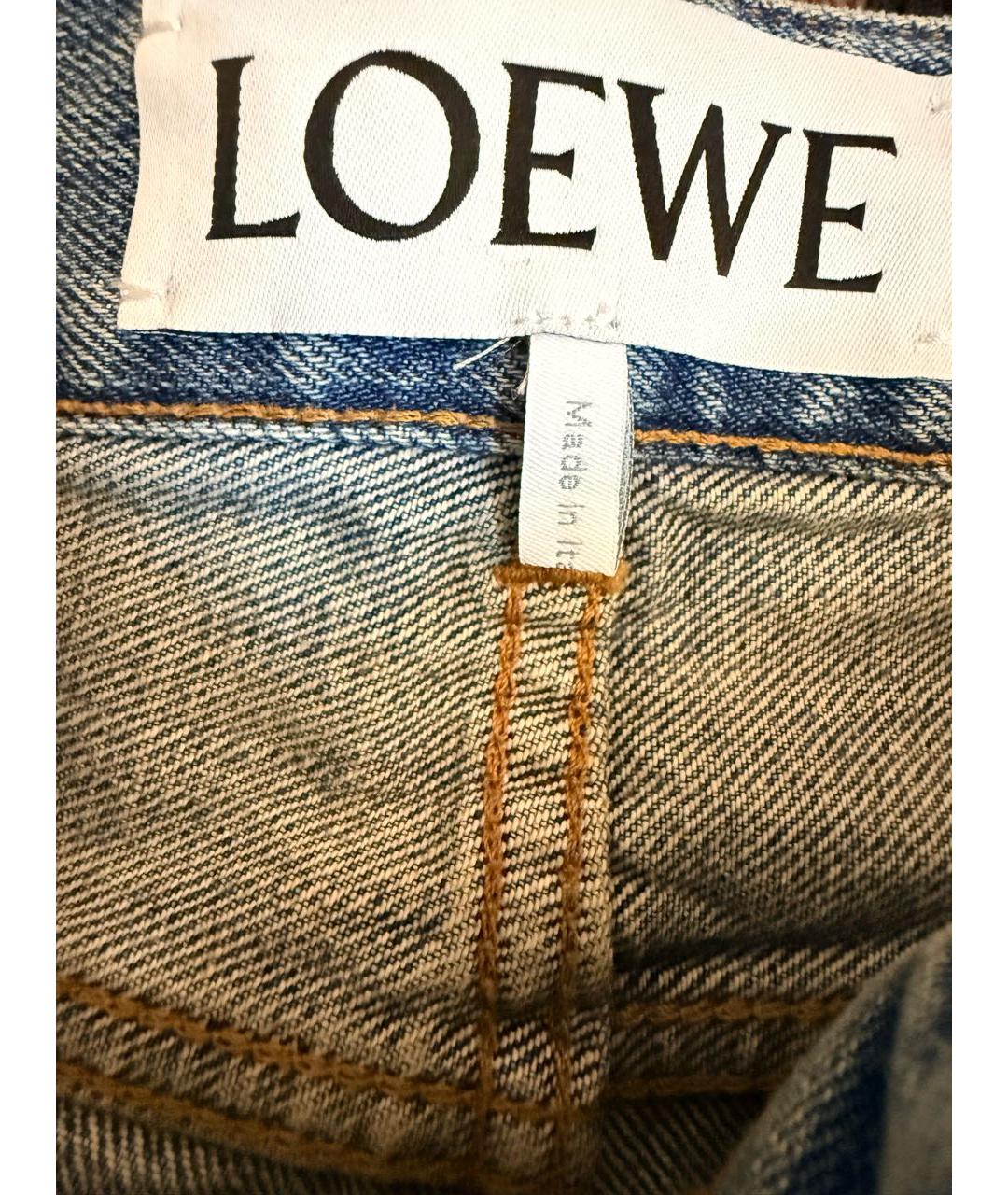 LOEWE Синие джинсы клеш, фото 3