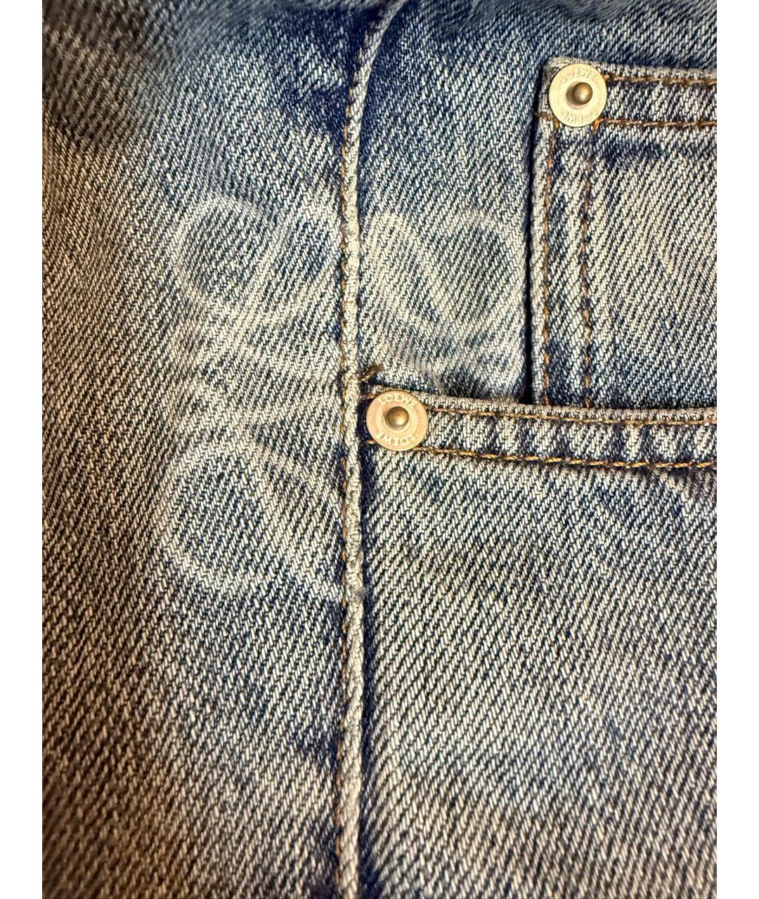 LOEWE Синие джинсы клеш, фото 4