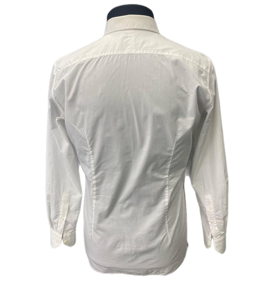 LANVIN Белая хлопковая кэжуал рубашка, фото 2