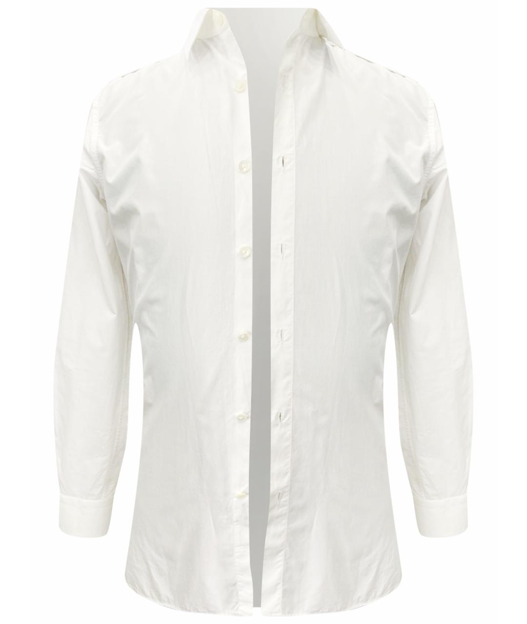 LANVIN Белая хлопковая кэжуал рубашка, фото 1
