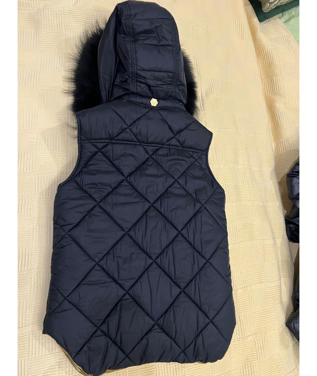 PHILIPP PLEIN Черный полиамидовый жилет, фото 2