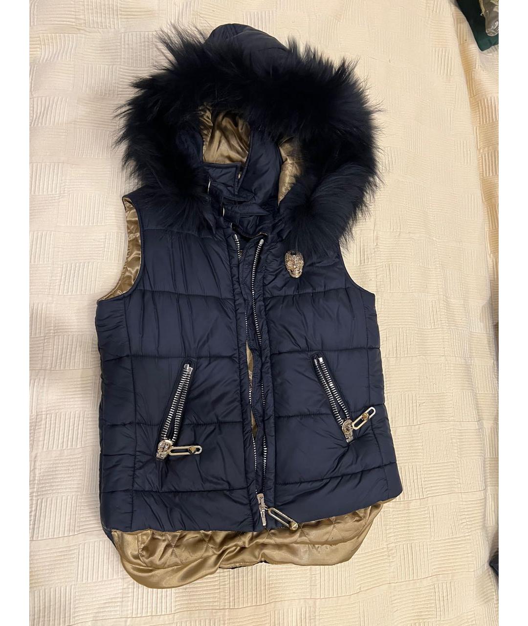 PHILIPP PLEIN Черный полиамидовый жилет, фото 9