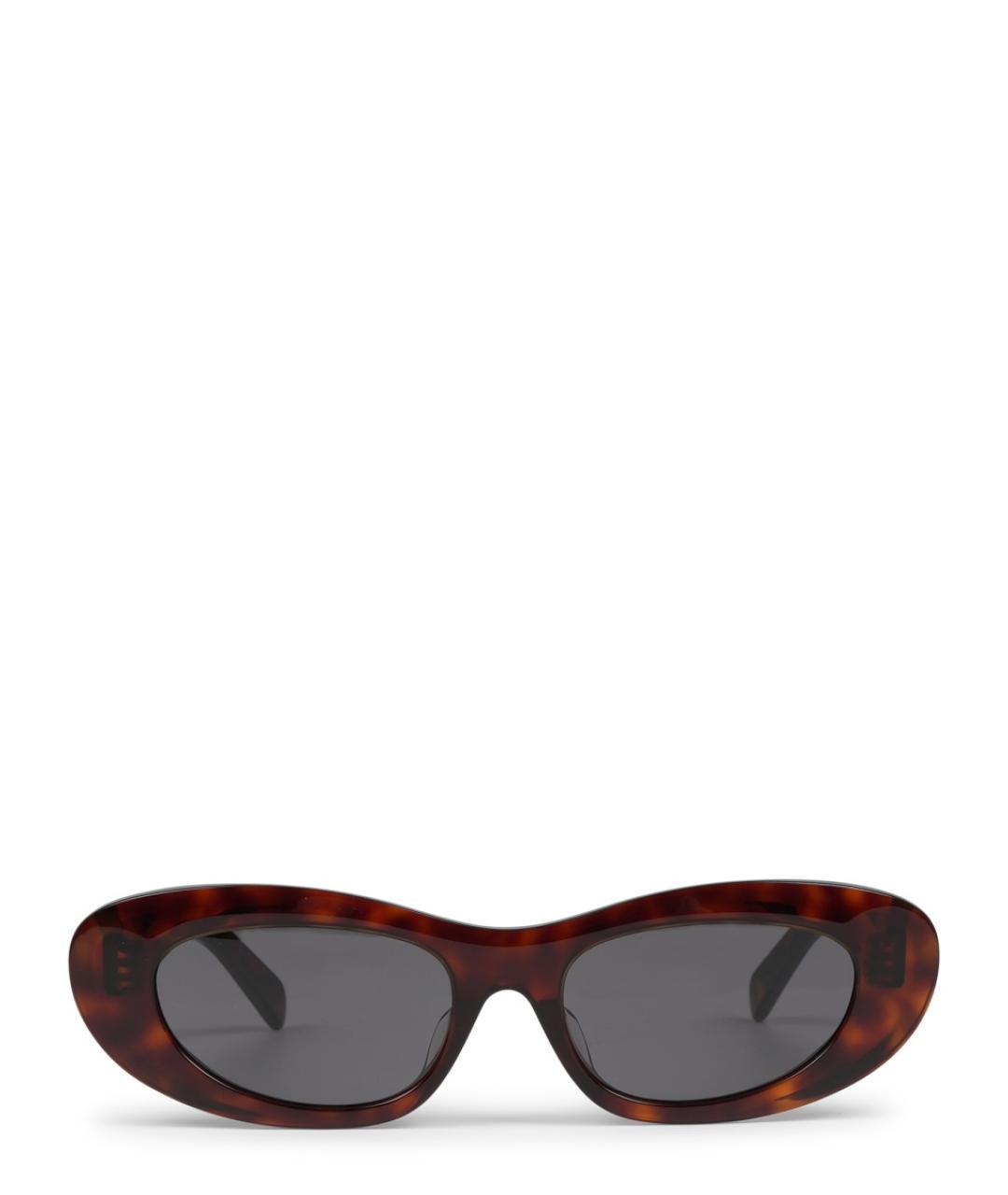 CELINE Коричневые солнцезащитные очки, фото 1