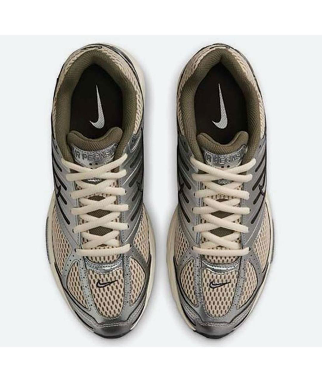 NIKE Бежевые текстильные кроссовки, фото 4