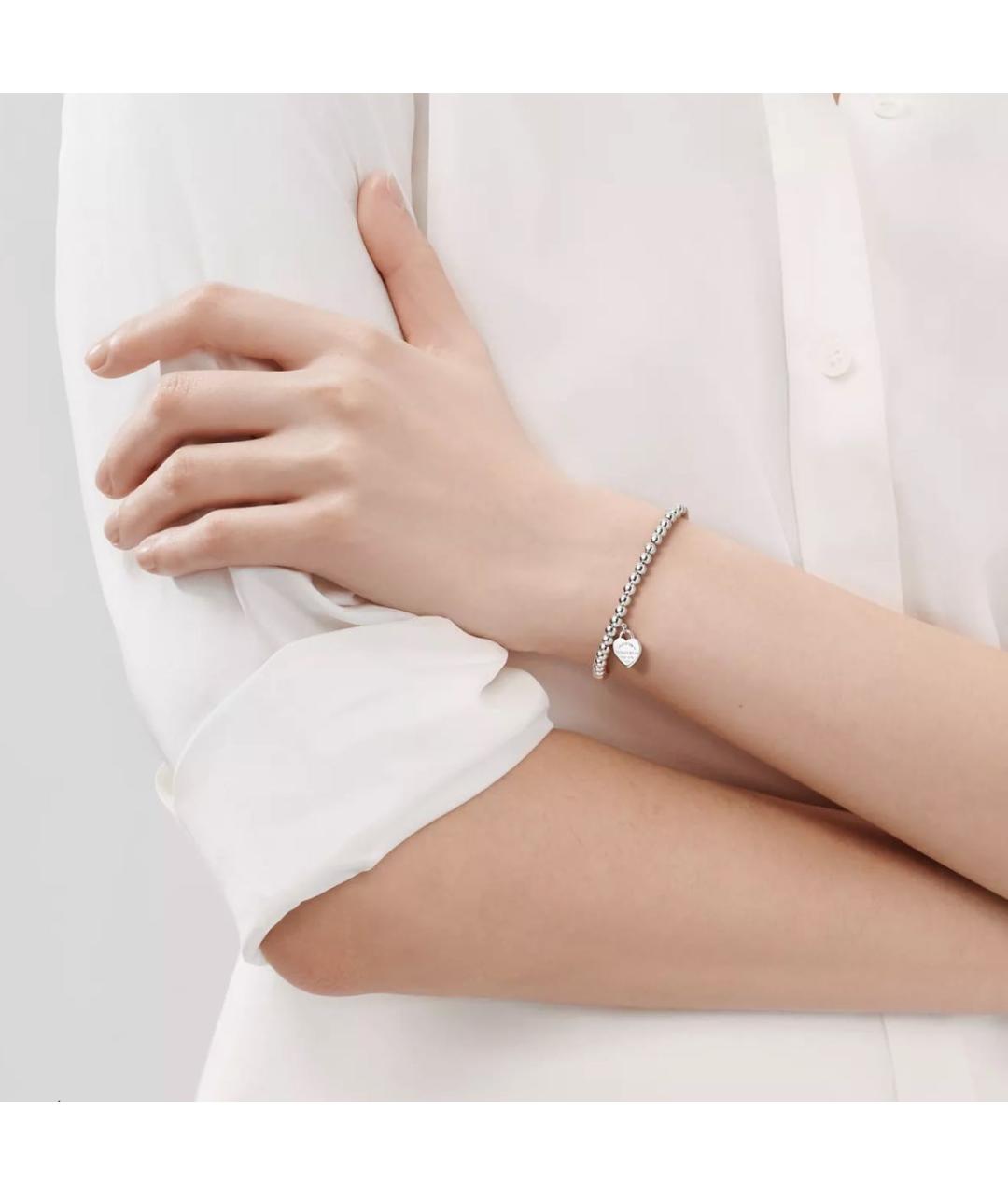 TIFFANY&CO Серебрянный серебряный браслет, фото 2