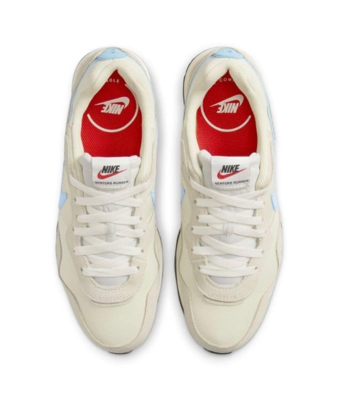 NIKE Бежевые текстильные кроссовки, фото 2