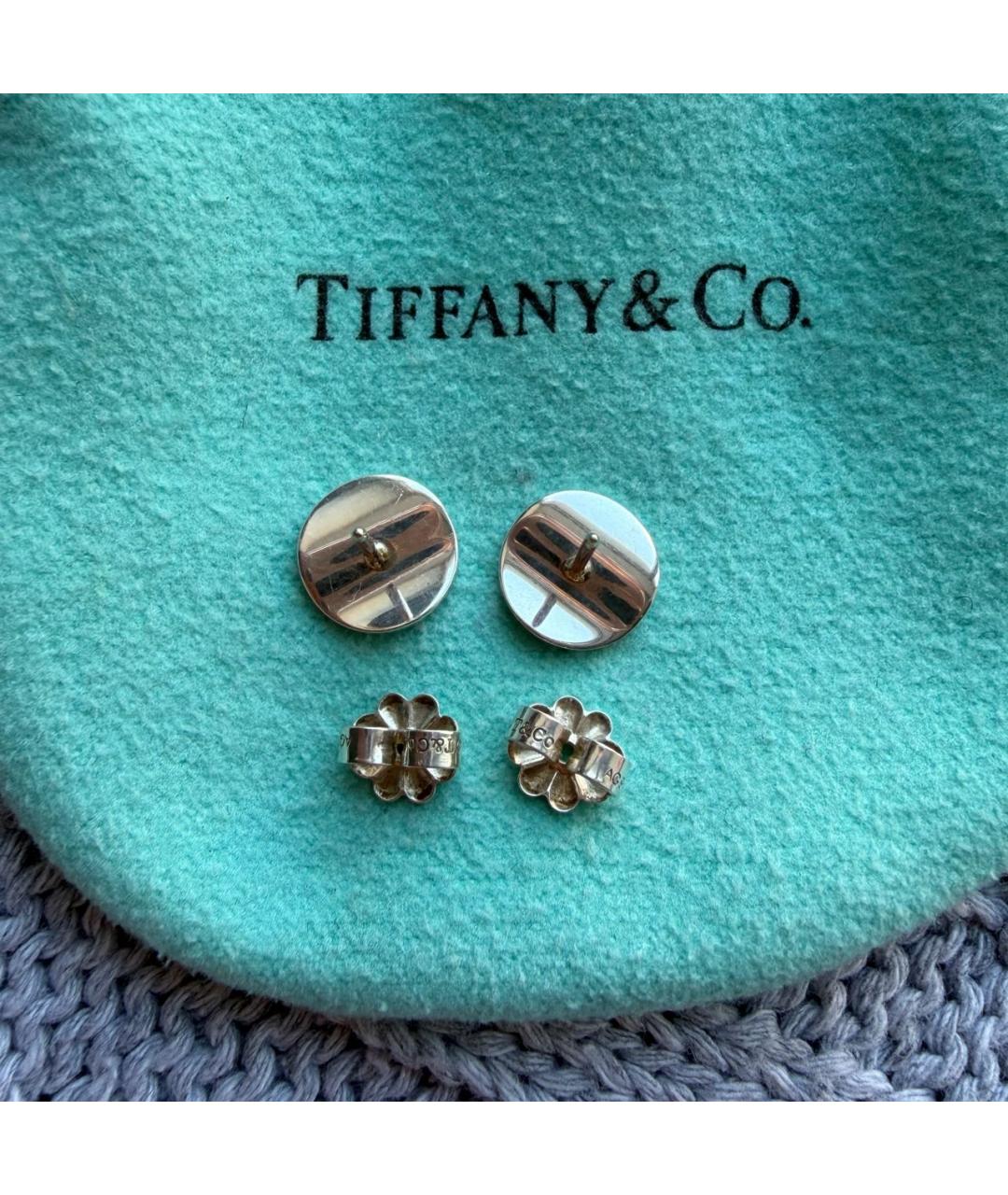 TIFFANY&CO Серебряные серебряные серьги, фото 4