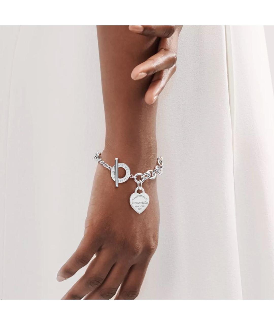 TIFFANY&CO Серебрянный серебряный браслет, фото 3