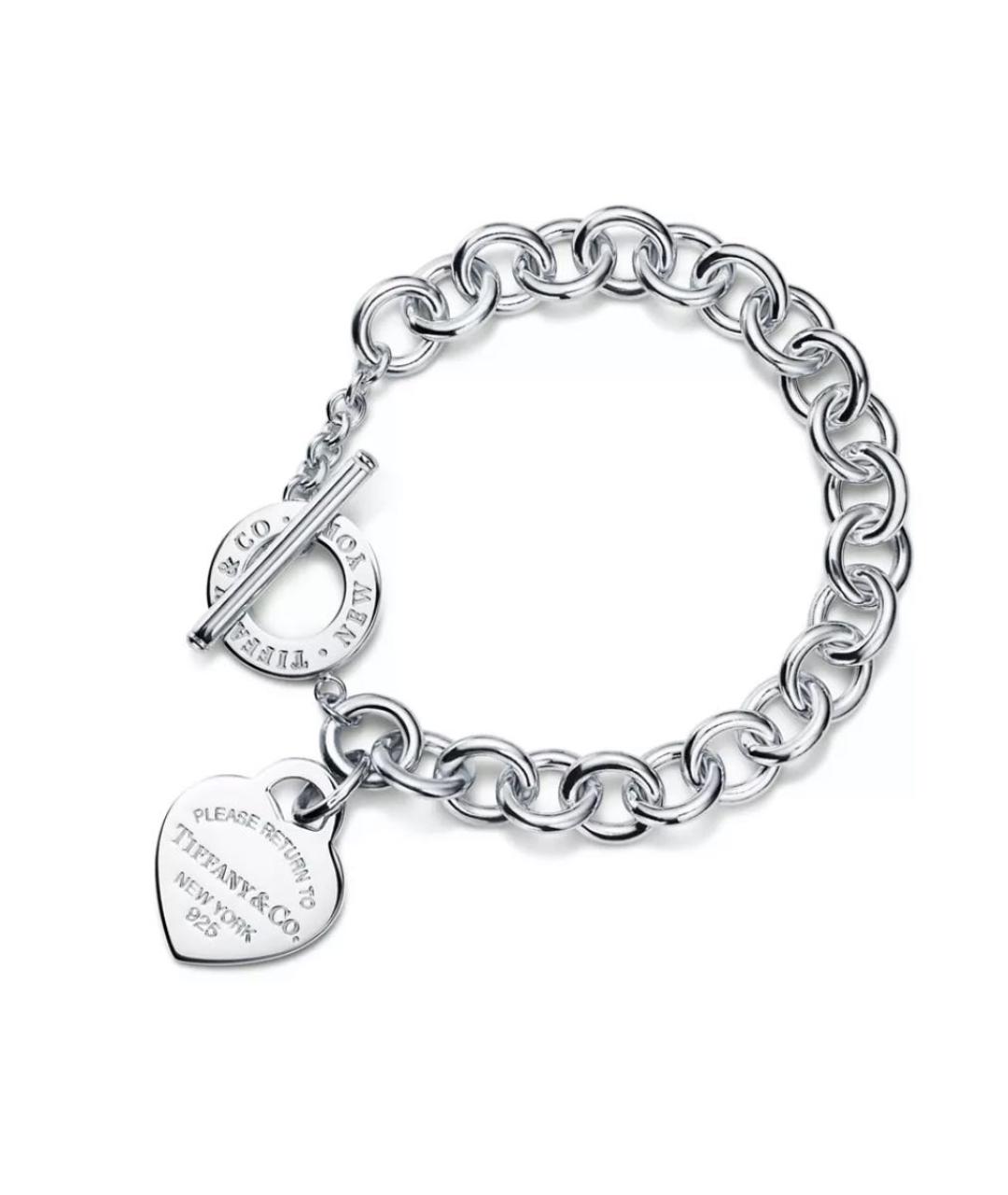 TIFFANY&CO Серебрянный серебряный браслет, фото 4