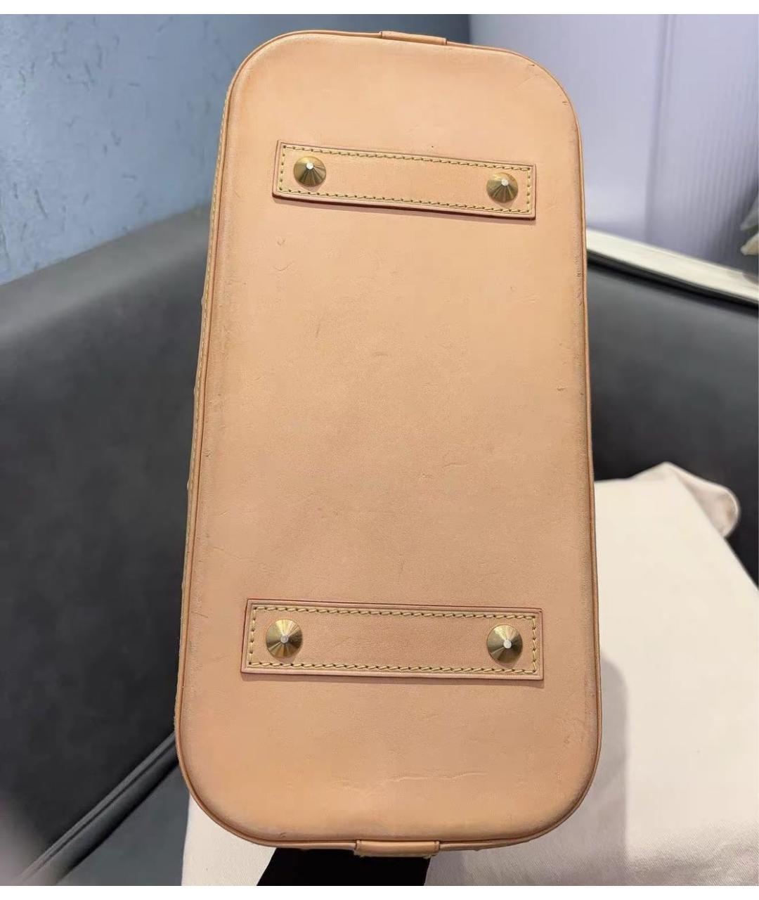 LOUIS VUITTON Черная сумка с короткими ручками из искусственной кожи, фото 8