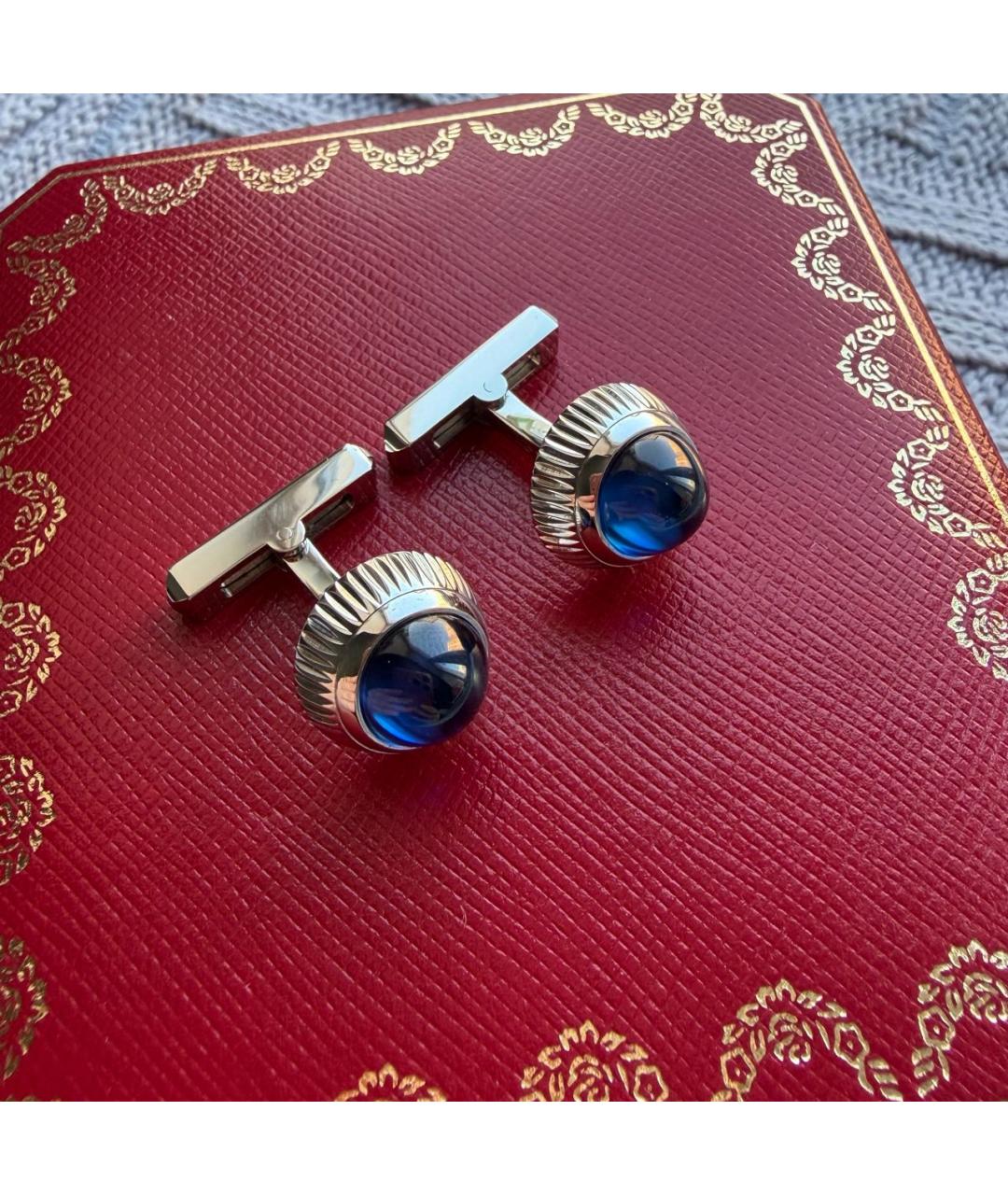 CARTIER Серебряные серебряные запонки, фото 3