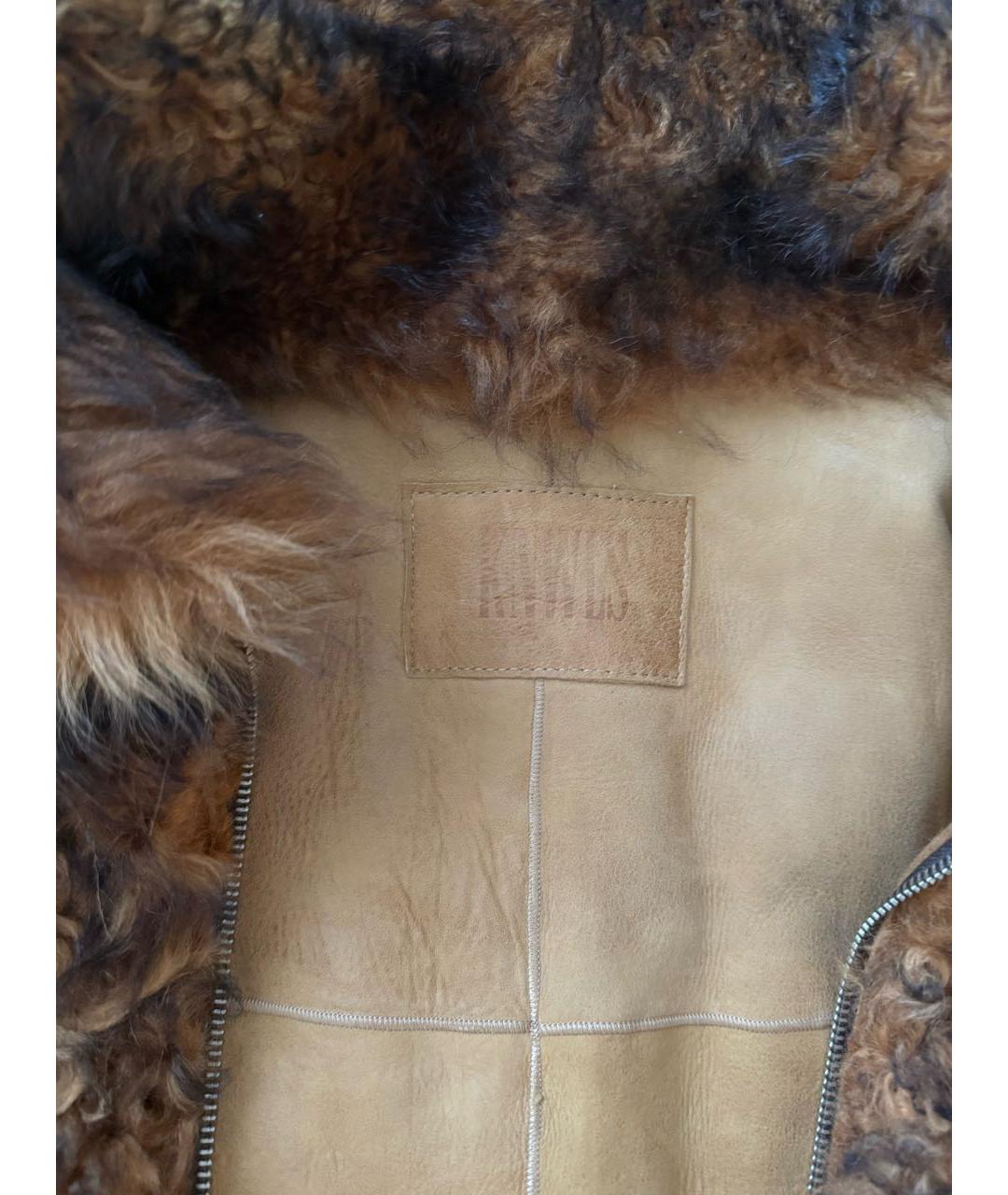KNWLS Коричневая меховая шуба, фото 6