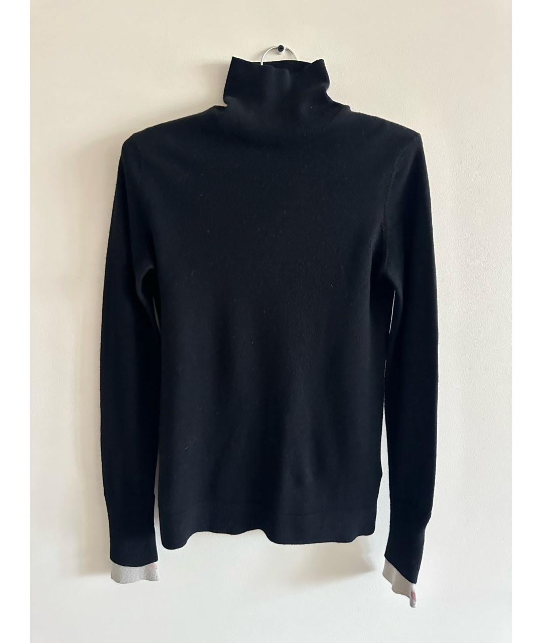 BURBERRY Черная шерстяная водолазка, фото 7