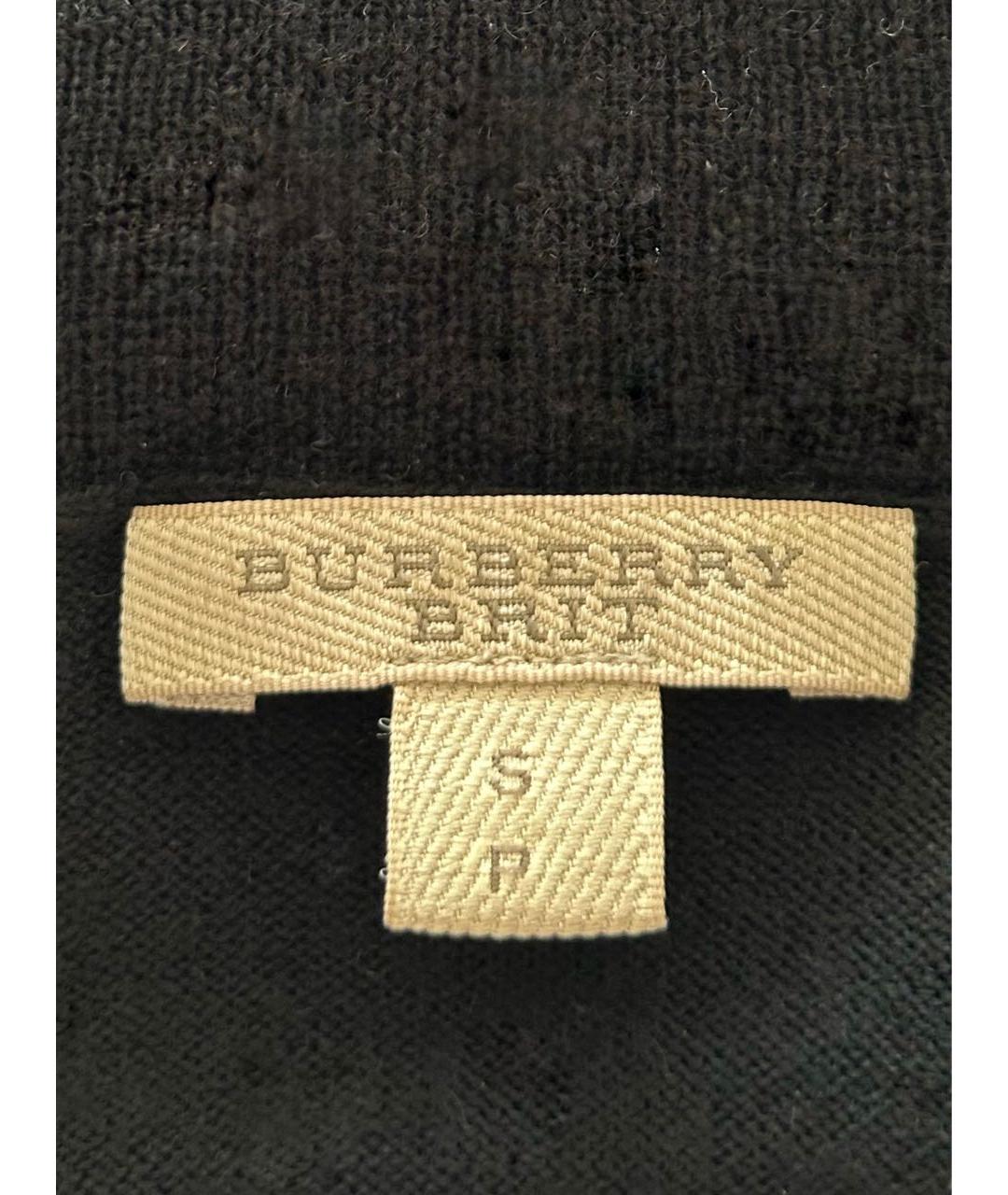 BURBERRY Черная шерстяная водолазка, фото 3