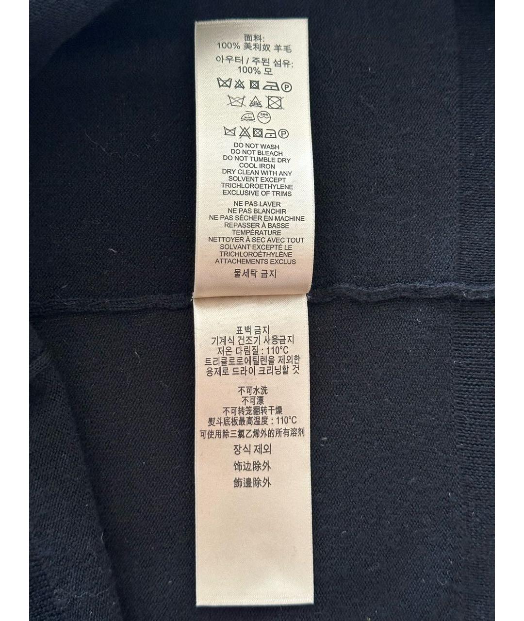 BURBERRY Черная шерстяная водолазка, фото 6