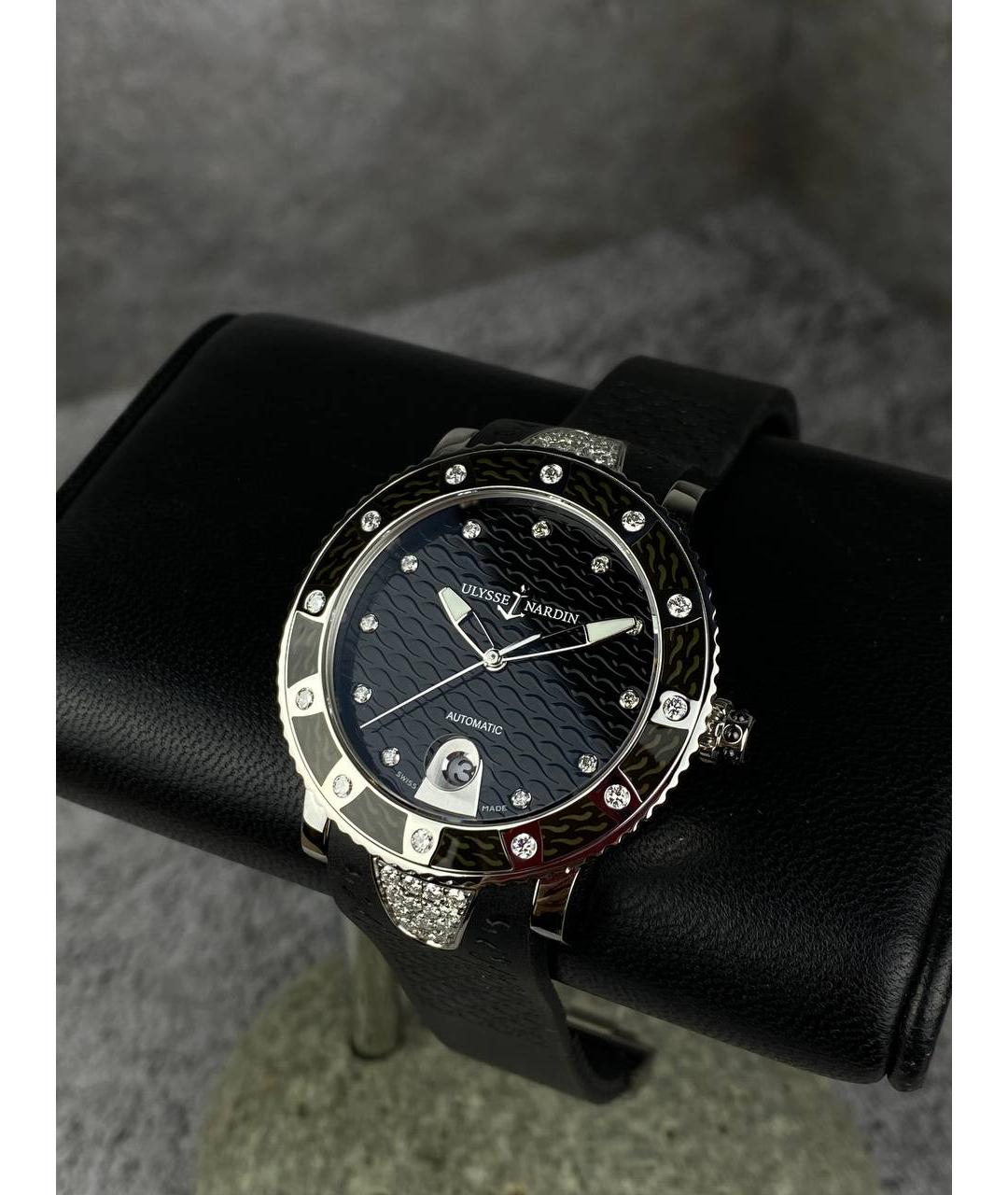 Ulysse Nardin Черные металлические часы, фото 2