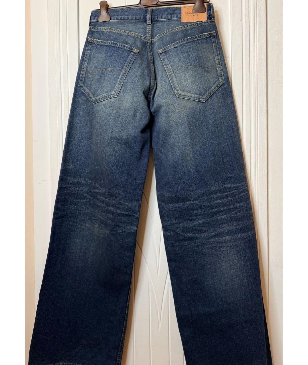 BALENCIAGA Темно-синие прямые джинсы, фото 2