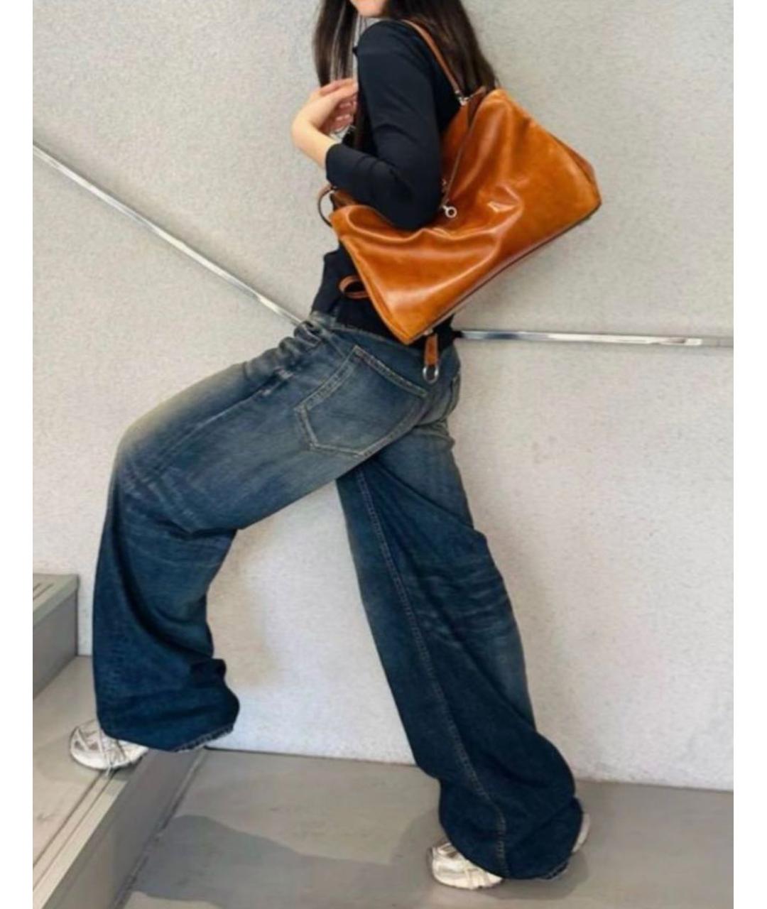 BALENCIAGA Темно-синие прямые джинсы, фото 6