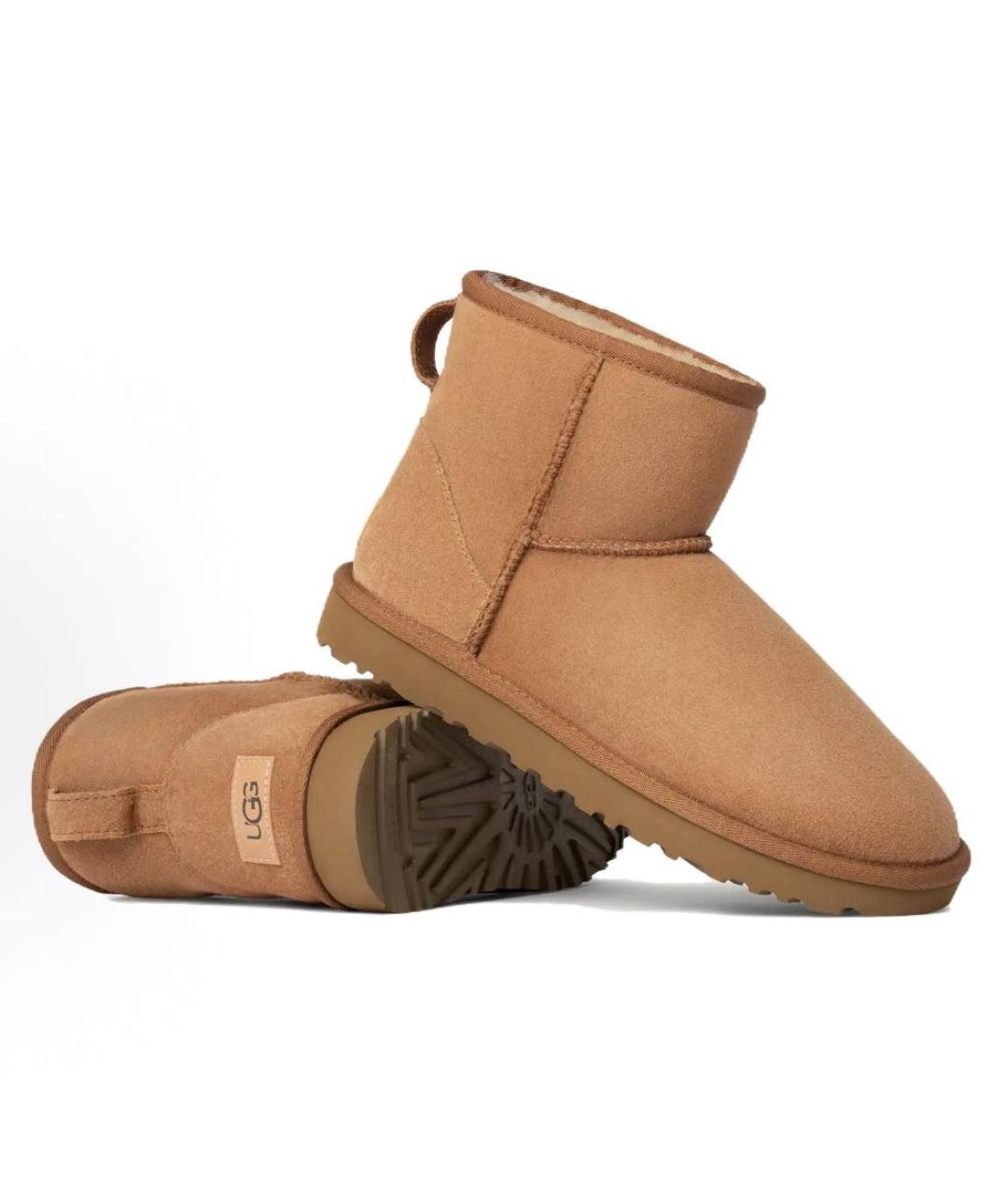 UGG AUSTRALIA Коричневые ботинки, фото 4