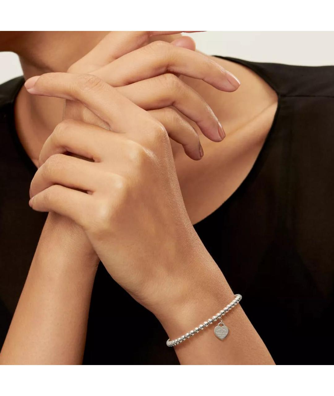 TIFFANY&CO Бирюзовый серебряный браслет, фото 3