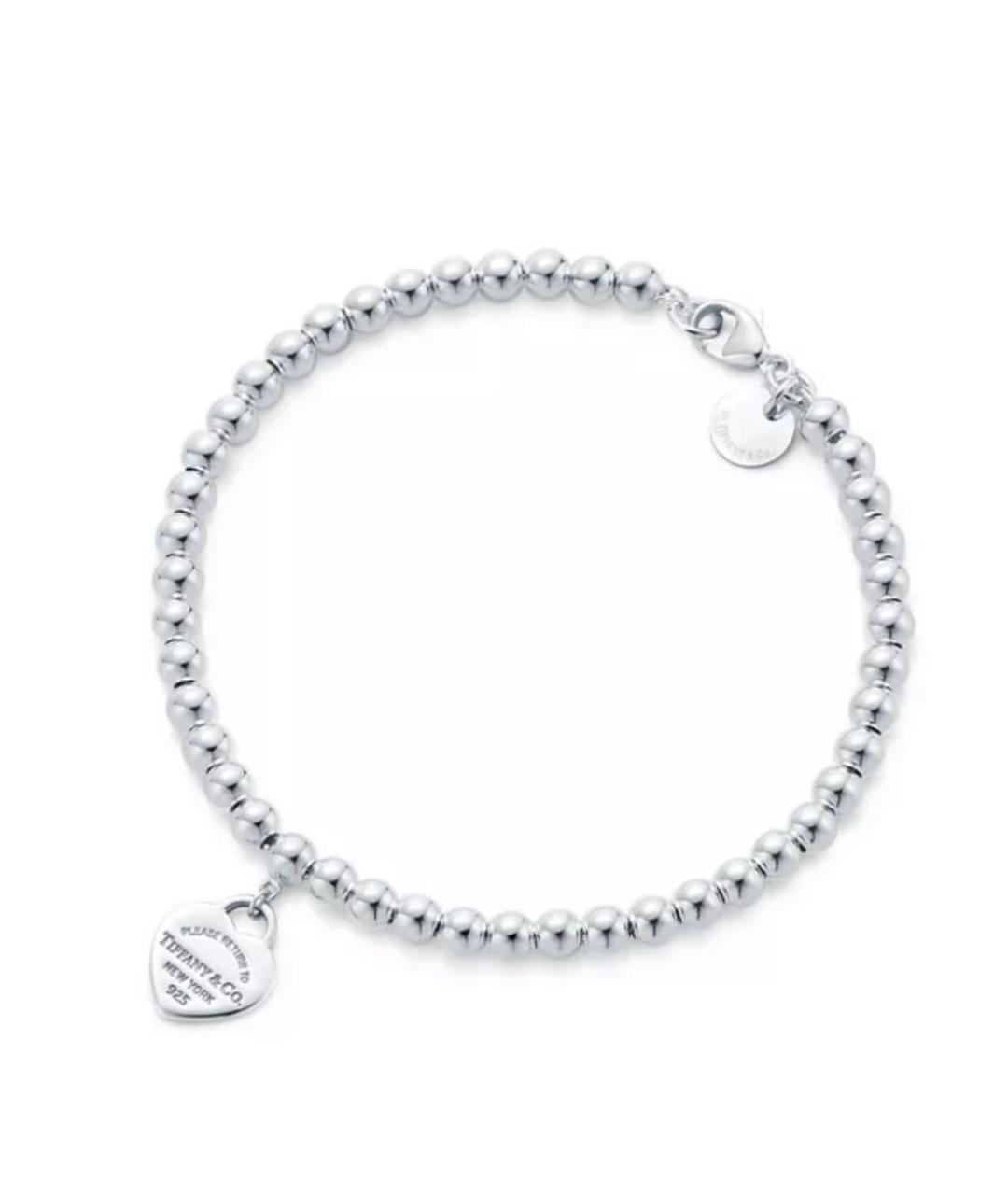 TIFFANY&CO Красный серебряный браслет, фото 3