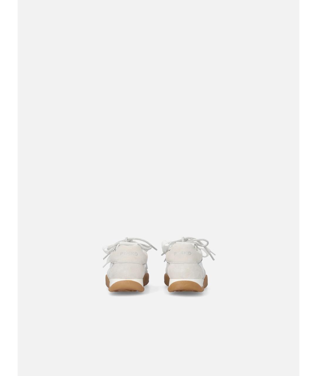 PINKO Белые замшевые кроссовки, фото 7