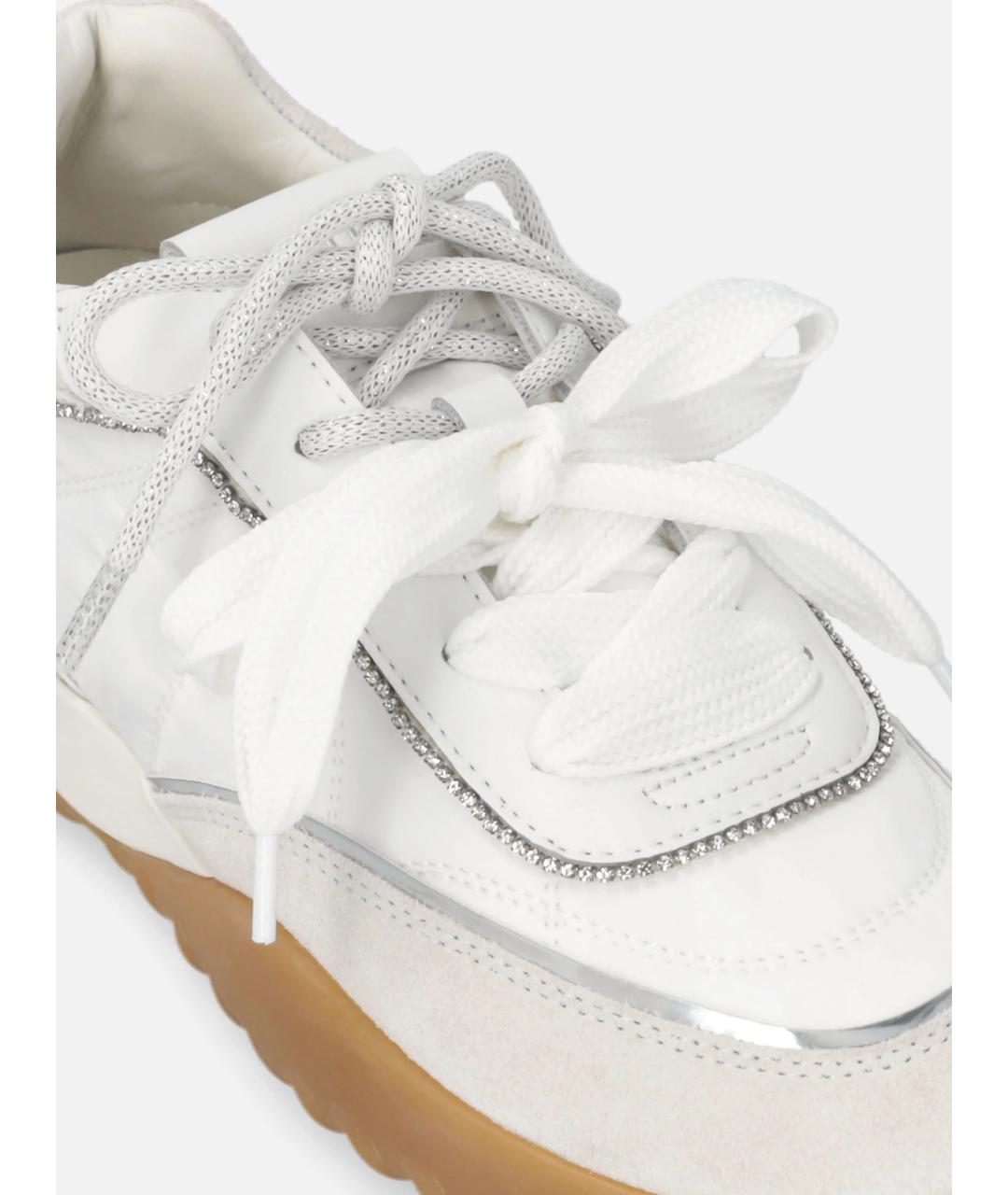 PINKO Белые замшевые кроссовки, фото 4