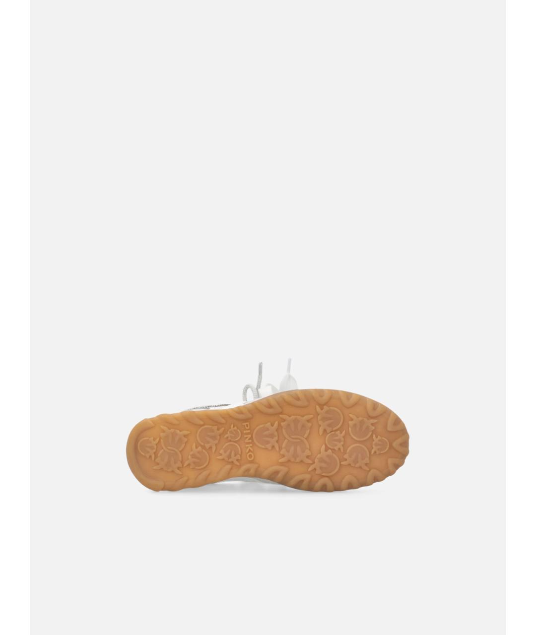 PINKO Белые замшевые кроссовки, фото 8