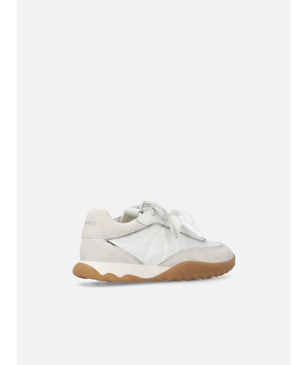 PINKO Белые замшевые кроссовки, фото 3