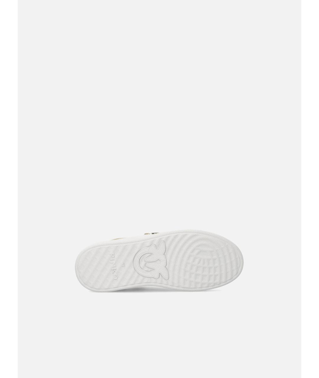 PINKO Белые кожаные кеды, фото 7