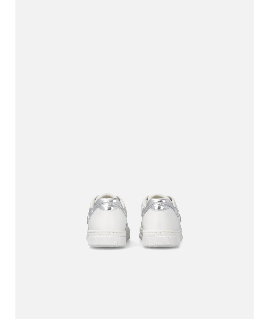 PINKO Белые кожаные кеды, фото 8