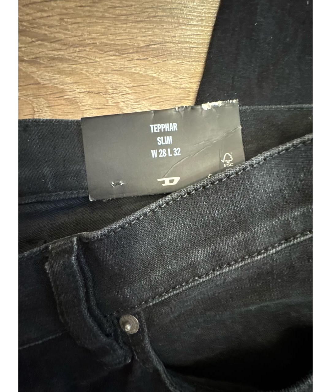 DIESEL Черные джинсы слим, фото 6