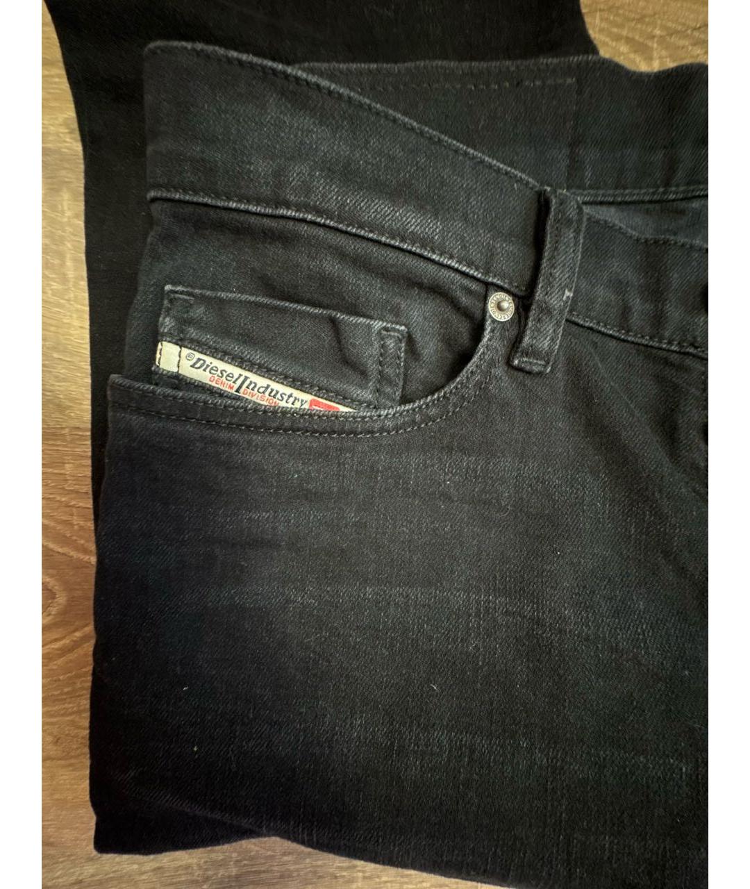 DIESEL Черные джинсы слим, фото 4