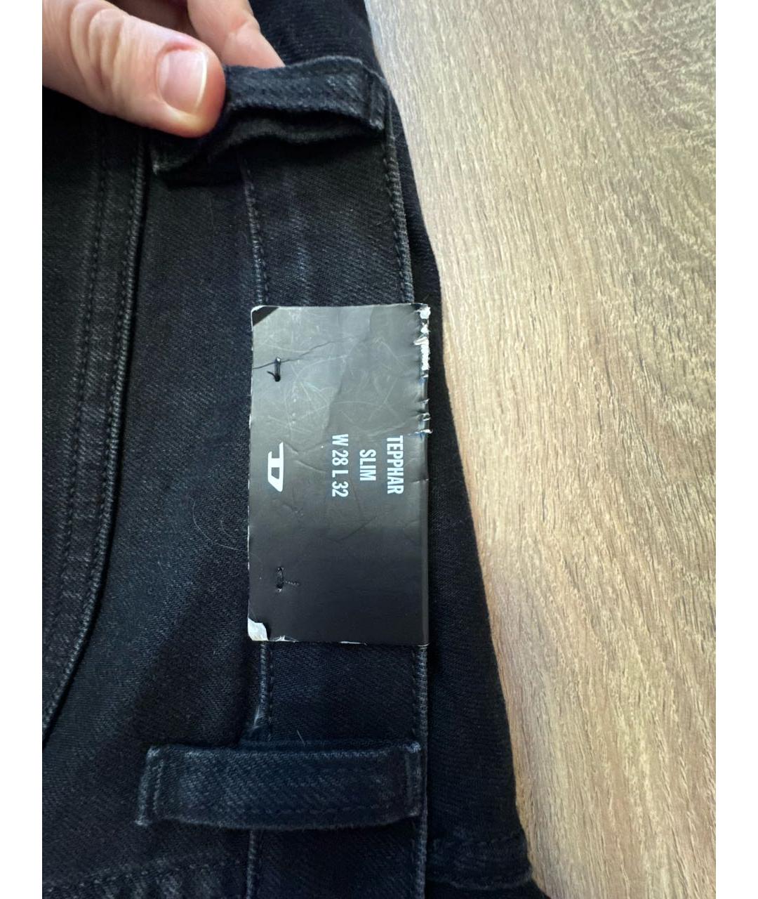 DIESEL Черные джинсы слим, фото 5