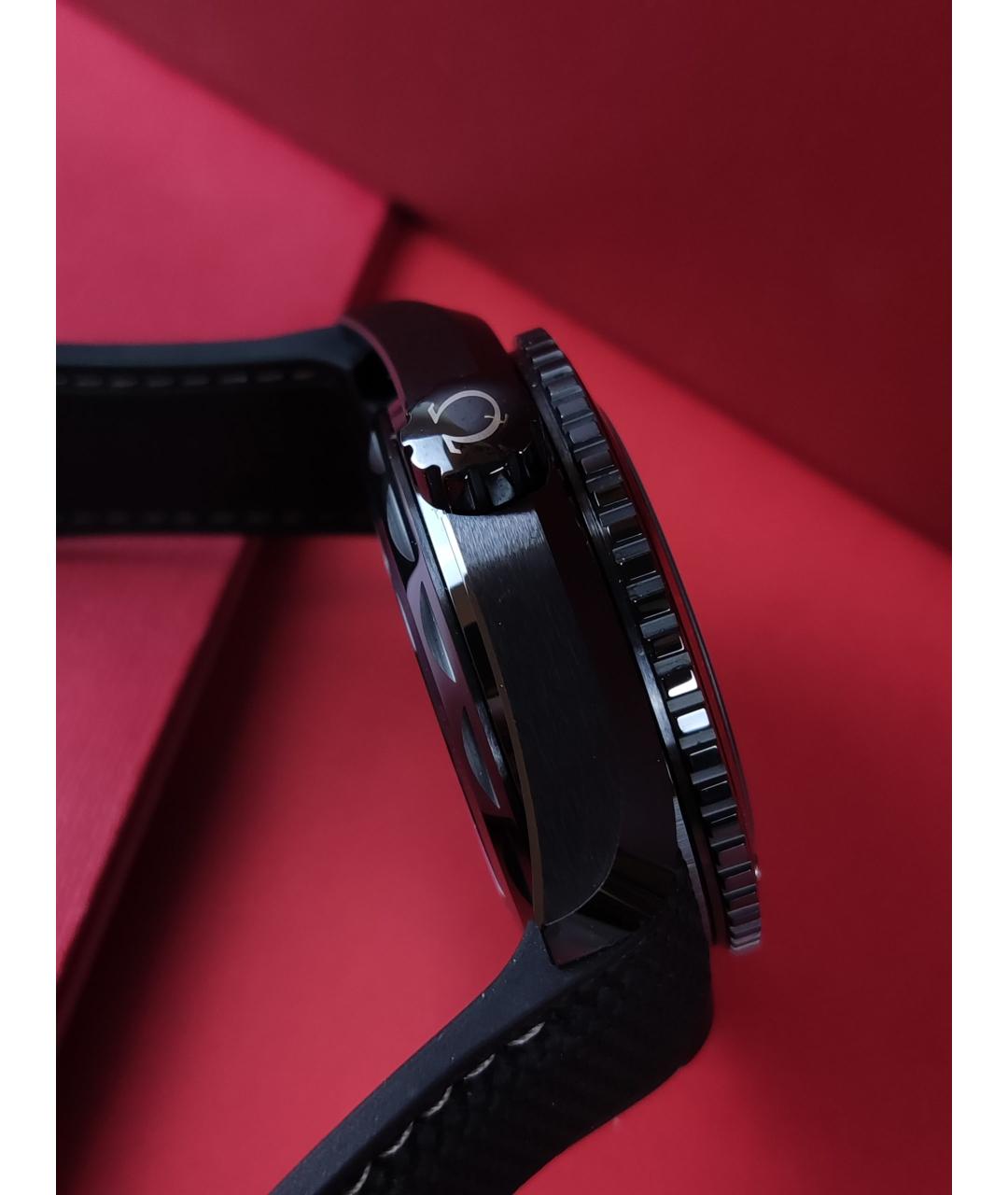 OMEGA Черные керамические часы, фото 5