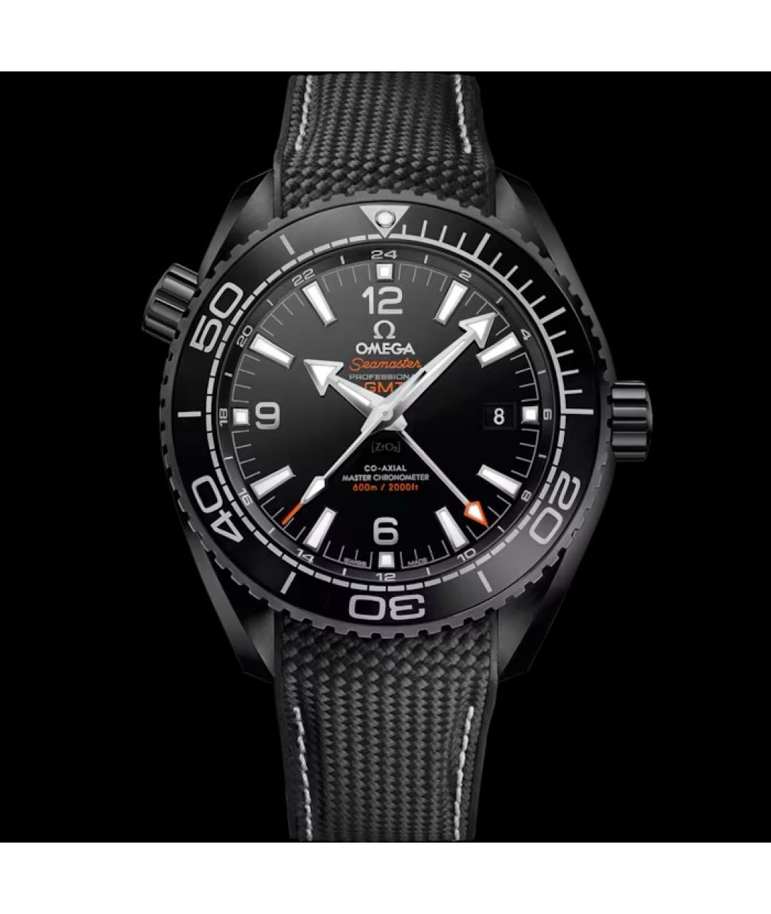 OMEGA Черные керамические часы, фото 8