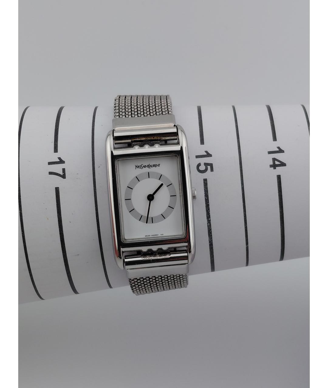 SAINT LAURENT Серебряные стальные часы, фото 6