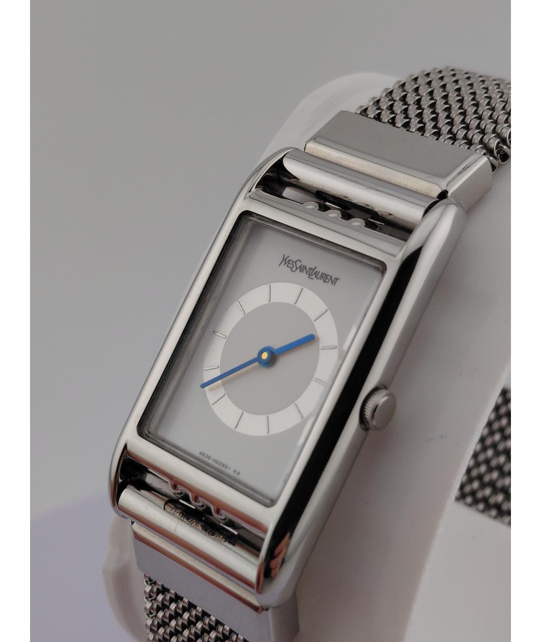 SAINT LAURENT Серебряные стальные часы, фото 8