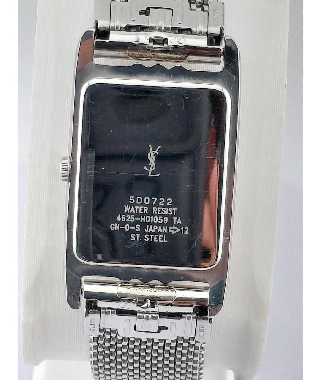 SAINT LAURENT Серебряные стальные часы, фото 4